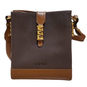 LOEWE ロエベ ツイスト レザー ショルダーバッグ